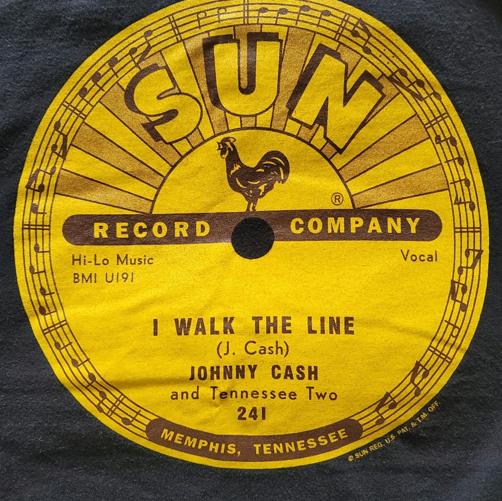 JOHNNY CASH WALK THE LINE TSHIRT